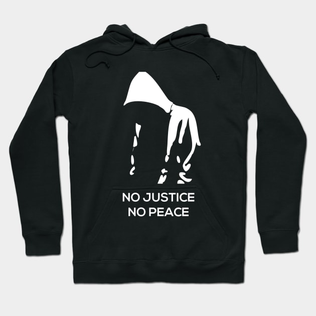 No Justice No Peace TShirt Black Lives Hoodie by  El-Aal
